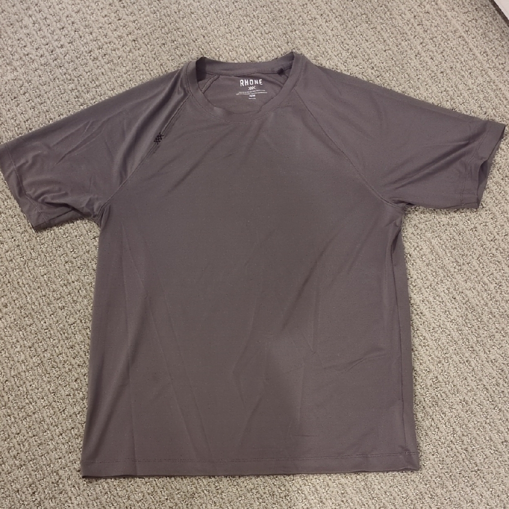 RHONE Men's Dark Gray Short Sleeve Tee